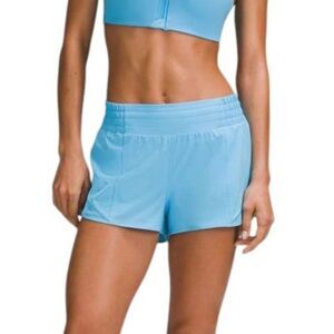 Lululemon Hotty Hot High-Rise Lined Short 2.5" Kayak Blue Light